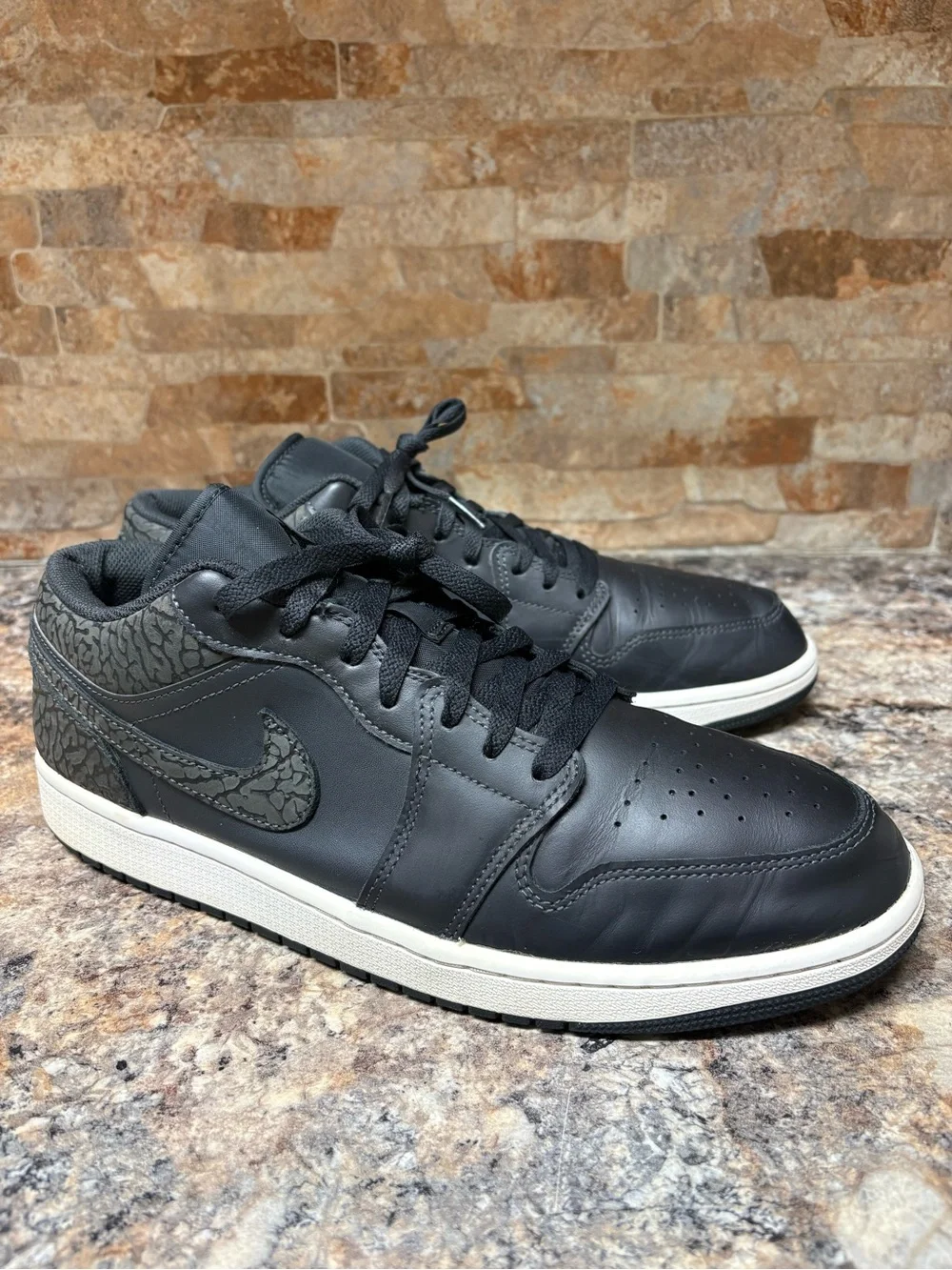 Air Jordan 1 Low SE 'Black Elephant' FB9907-001 Size 13